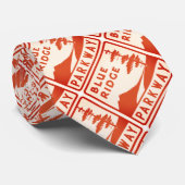 Blue Ridge Parkway Schild Krawatte (Gerollt)