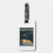 Blue Ridge Parkway Sunset Gepäckanhänger (Rückseite vertikal)
