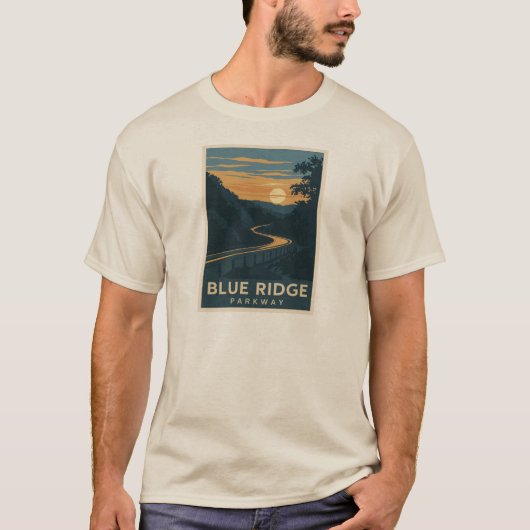 Blue Ridge Parkway Sunset T-Shirt (Vorderseite)
