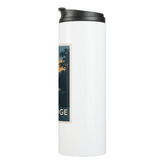 Blue Ridge Parkway Sunset Thermosbecher (Nach rechts gedreht)