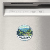 Blue Ridge Parkway Travel Magnet (In Situ (Geschirrspüler))