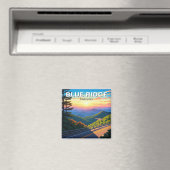 Blue Ridge Parkway Travel Magnet (In Situ (Geschirrspüler))