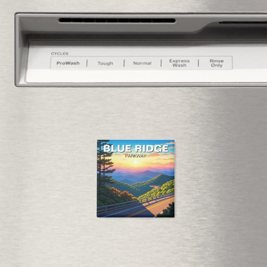 Blue Ridge Parkway Travel Magnet (In Situ (Geschirrspüler))