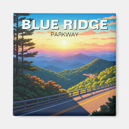 Blue Ridge Parkway Travel Magnet