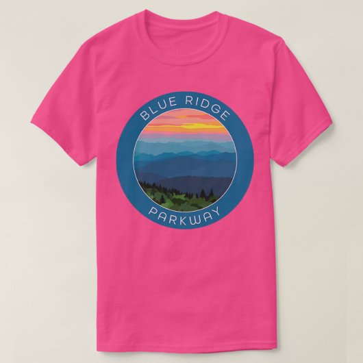 Blue Ridge Parkway TShirt (Design vorne)