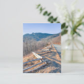 Blue Ridge Parkway und Großvater Postkarte (Stehend Vorderseite)