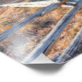 Blue Ridge Parkway und Großvaterberg Fotodruck (Ecke)