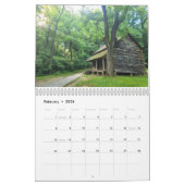 Blue Ridge Parkway und Smoky Mountains Kalender (Feb 2026)