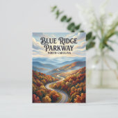 Blue Ridge Parkway USA Postkarte (Stehend Vorderseite)