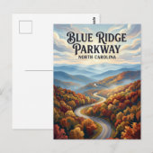Blue Ridge Parkway USA Postkarte (Vorne/Hinten)