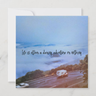 BLUE RIDGE PARKWAY VIEW 5.25 x 5.25 Karte