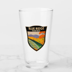 Blue Ridge Parkway Vintag Glas