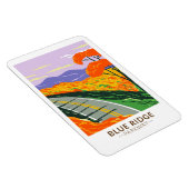 Blue Ridge Parkway Vintag Magnet (Rechte Seite)