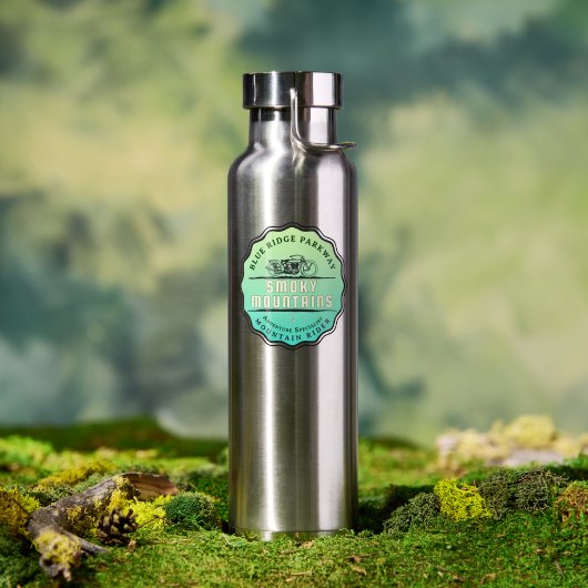 Blue Ridge Parkway Wasserflasche Trinkflasche (Außenbereich (gedreht))