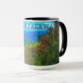 Blue Ridge Parkway WaterColor Tasse (VorderseiteRechts)