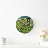 Blue Ridge Parkway Wildblumen Acrylwand Uhr (Zuhause)