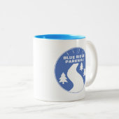 Blue Ridge Parkway Zweifarbige Tasse (VorderseiteRechts)
