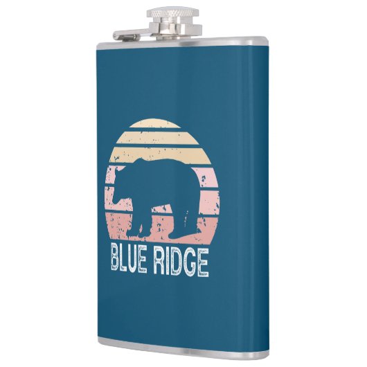 Blue Ridge Retro Bär Flachmann (Links)