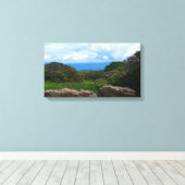 Blue Ridge Spring Canvas Print Leinwanddruck (Insitu (Holzboden))