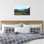 Blue Ridge Spring Canvas Print Leinwanddruck (Insitu (Schlafzimmer))