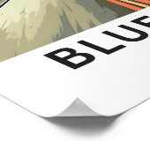 Blue Ridge tennessee Travel Print Poster (Ecke)