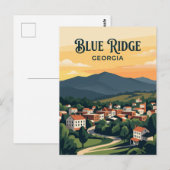 Blue Ridge USA Postkarte (Vorne/Hinten)