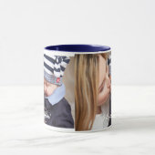 Blue Ringer Tasse Hinzufügen von Bild und Text (Zentrum)