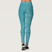 Blue Rippled Water Leggings (Rückseite)