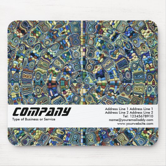 Blue Ripples, Business Mousepad (Vorne)