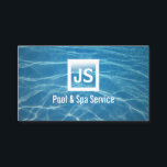 Blue Ripples Pool & Wellness-Center Swimming Busin Visitenkarte<br><div class="desc">Blue Ripples Pool & Wellness-Center Swimming Business Card.</div>