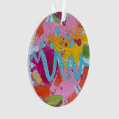 Blue River Acrylic Ornament (Vorderseite)