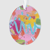 Blue River Acrylic Ornament (Vorderseite)