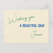 Blue River Anytime Card Postkarte (Rückseite)