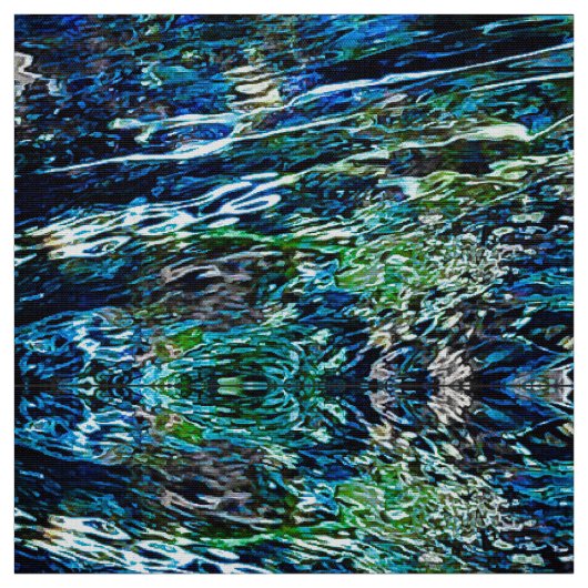 Blue River Fabric Stoff (Muster)