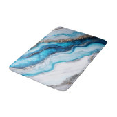 Blue River Marble Badematte (Schrägansicht)