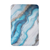 Blue River Marble Badematte (Vorderseite Vertikal)