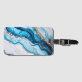 Blue River Marble Gepäckanhänger (Vorderseite (Horizontal))