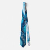 Blue River Marble Krawatte (Vorderseite)