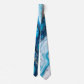 Blue River Marble Krawatte (Rückseite)