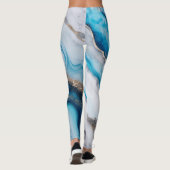 Blue River Marble Leggings (Rückseite)