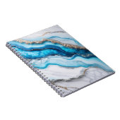 Blue River Marble Notizblock (Rechte Seite)