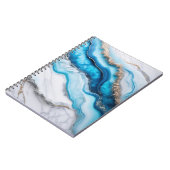 Blue River Marble Notizblock (Linke Seite)