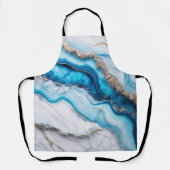 Blue River Marble Schürze (Vorderseite)