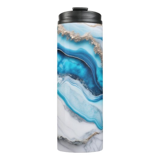 Blue River Marble Thermosbecher (Vorderseite)