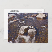 Blue River Pattern, Breckenridge Postkarte (Vorne/Hinten)