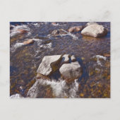 Blue River Pattern, Breckenridge Postkarte (Vorderseite)