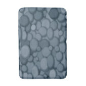 Blue River Rock Pebbles Art Badematte (Vorderseite Vertikal)