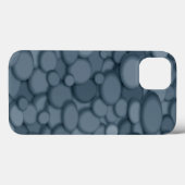 Blue River Rock Pebbles Art Case-Mate iPhone Hülle (Rückseite (Horizontal))