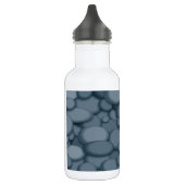 Blue River Rock Pebbles Art Edelstahlflasche (Links)