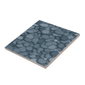 Blue River Rock Pebbles Art Fliese (Seite)